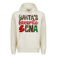 Oatmeal Heather Santa's Favorite Cna Premium Hoodie - BundleAndBundleShop