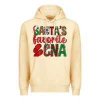 Pina Colada Santa's Favorite Cna Premium Hoodie - BundleAndBundleShop