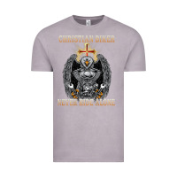 Vintage Zinc jesus christian biker never ride alone Vintage Tee - ArtMosaic