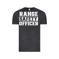 Vintage Black range safety officer worker team job t shirt Vintage Tee - ArtMosaic