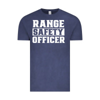 Vintage Denim range safety officer worker team job t shirt Vintage Tee - ArtMosaic