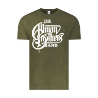 Vintage Olive the allman brothers Vintage Tee - ArtMosaic