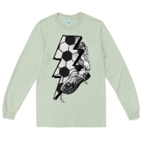 Matcha Lightning bolt Soccer Long Sleeve Tee - HowdyJamesFarm