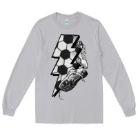 Moon Dust Lightning bolt Soccer Long Sleeve Tee - HowdyJamesFarm