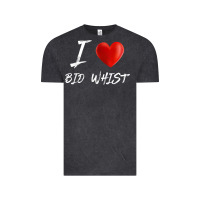 Vintage Black i love heart bid whist card game t shirt Vintage Tee - ArtMosaic