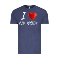 Vintage Denim i love heart bid whist card game t shirt Vintage Tee - ArtMosaic