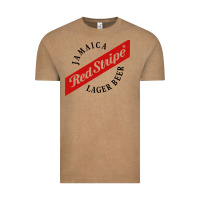 Vintage Coffee jamaica red stripe lager beer Vintage Tee - ArtMosaic