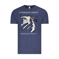 Vintage Denim Catherine wheel, Catherine wheel art, Catherine wheel vintage, Catheri Vintage Tee - ArtMosaic