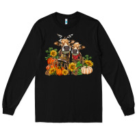 Black Fall heifer cows Long Sleeve Tee - RanaPortraitStore