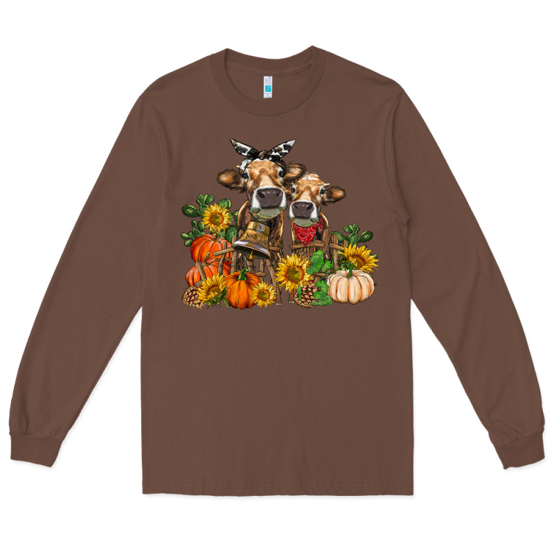 Fall Heifer Cows Long Sleeve Tee by RanaPortraitStore | Teevron