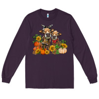Plum Fall heifer cows Long Sleeve Tee - RanaPortraitStore