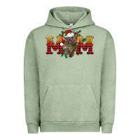 Pigment Oil Green Christmas koala mom Urban Hoodie - BarkalooDesign