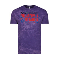 Cloud Purple PHILADELPHIA MARATHON Vintage Tee - ArtMosaic