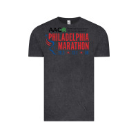 Vintage Black PHILADELPHIA MARATHON Vintage Tee - ArtMosaic