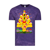 Cloud Purple duck rubber duck christmas tree duckie and quack christmas 123 Vintage Tee - ArtMosaic