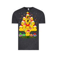 Vintage Black duck rubber duck christmas tree duckie and quack christmas 123 Vintage Tee - ArtMosaic