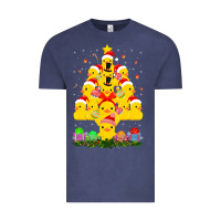 Vintage Denim duck rubber duck christmas tree duckie and quack christmas 123 Vintage Tee - ArtMosaic