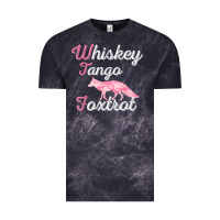 Cloud Black whiskey tango foxtrot military womens fun wtf quote t shirt Vintage Tee - ArtMosaic