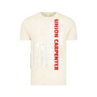 Vintage Arctic Union Carpenter With A Vintage American Flag For Fans Vintage Tee - ArtMosaic