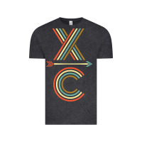 Vintage Black X-Country Design For Cross Country Runners and Coaches Vintage Tee - ArtMosaic