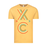 Vintage Mustard X-Country Design For Cross Country Runners and Coaches Vintage Tee - ArtMosaic