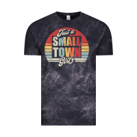 Cloud Black Limited Edition Retro Vintage Just A Small Town Girl Vintage Tee - ArtMosaic