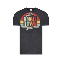 Vintage Black Limited Edition Retro Vintage Just A Small Town Girl Vintage Tee - ArtMosaic