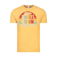 Vintage Mustard Limited Edition Retro Vintage Just A Small Town Girl Vintage Tee - ArtMosaic