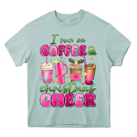 Arona i run on coffee and christmas cheer Heavy Core Tee - MaliasSmallBusiness
