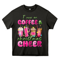 Asphalt i run on coffee and christmas cheer Heavy Core Tee - MaliasSmallBusiness