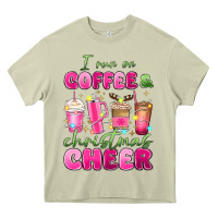 Mossy i run on coffee and christmas cheer Heavy Core Tee - MaliasSmallBusiness