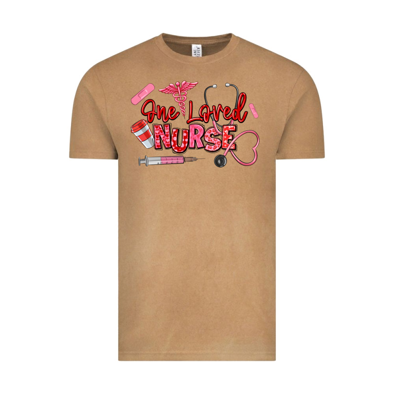 One Loved Nurse Vintage Tee by texasbilliewilder | Teevron