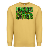 Antique Gold pinches get stitches st patricks Premium Sweatshirt - LillyAllenDesigns