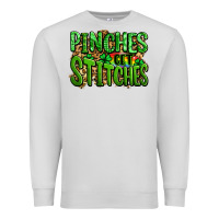 Dove Grey pinches get stitches st patricks Premium Sweatshirt - LillyAllenDesigns