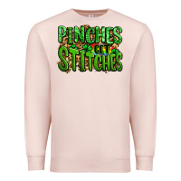 Pale Pink pinches get stitches st patricks Premium Sweatshirt - LillyAllenDesigns