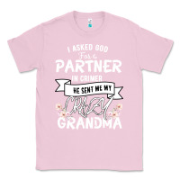 Bubblegum Pink I Asked God For a Partner In Crime He Sent Me My Crazy Grandma Classic Tee - Bettercallsaul