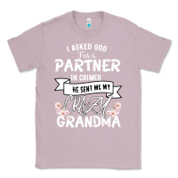 Lilac I Asked God For a Partner In Crime He Sent Me My Crazy Grandma Classic Tee - Bettercallsaul