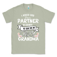 Matcha I Asked God For a Partner In Crime He Sent Me My Crazy Grandma Classic Tee - Bettercallsaul