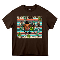 Chocolate Brown 2024 senior cow Heavy Core Tee - JahusDesignShop