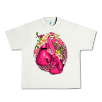 Pistachio cancer boxing gloves with ribbon Urban Heavy Tee - NancyCooperArtShop