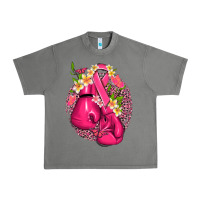 Tornado cancer boxing gloves with ribbon Urban Heavy Tee - NancyCooperArtShop