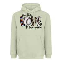 Matcha for the love of the game baseball Heavyweight Hoodie - CowhideDigitalArt