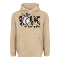 For The Love Of The Game Baseball Heavyweight Hoodie | Teevron