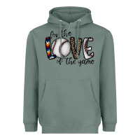 Sage for the love of the game baseball Heavyweight Hoodie - CowhideDigitalArt