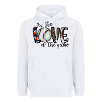 White for the love of the game baseball Heavyweight Hoodie - CowhideDigitalArt