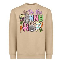 Do The Bunny Hop Easter Heavyweight Sweatshirt | Teevron