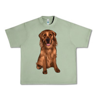 Oil Green labrador Urban Heavy Tee - JahusDesignShop