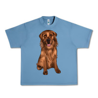 Pebble Blue labrador Urban Heavy Tee - JahusDesignShop