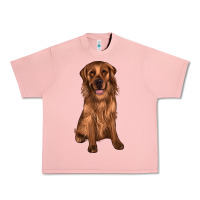 Salmon labrador Urban Heavy Tee - JahusDesignShop