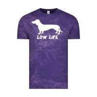Cloud Purple Doxie Low Life Vintage Tee - artisFamous